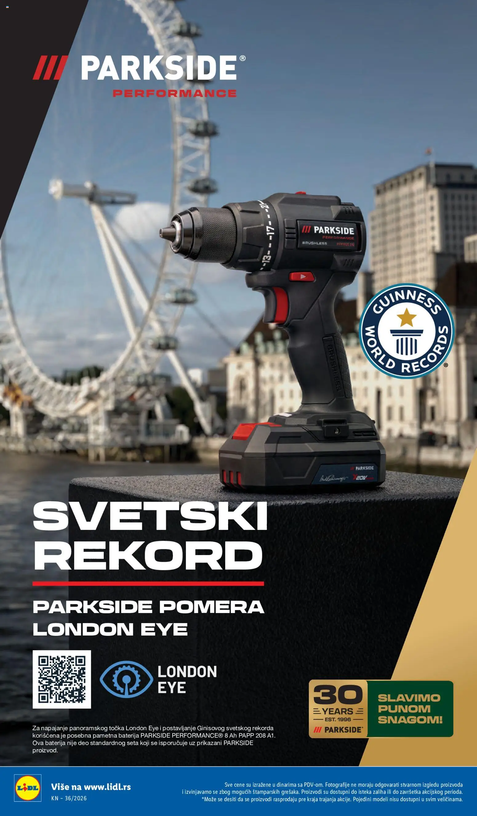 Lidl katalog - važi od 03.09.2026 | Strana: 94 | Proizvode: Parkside, Baterija