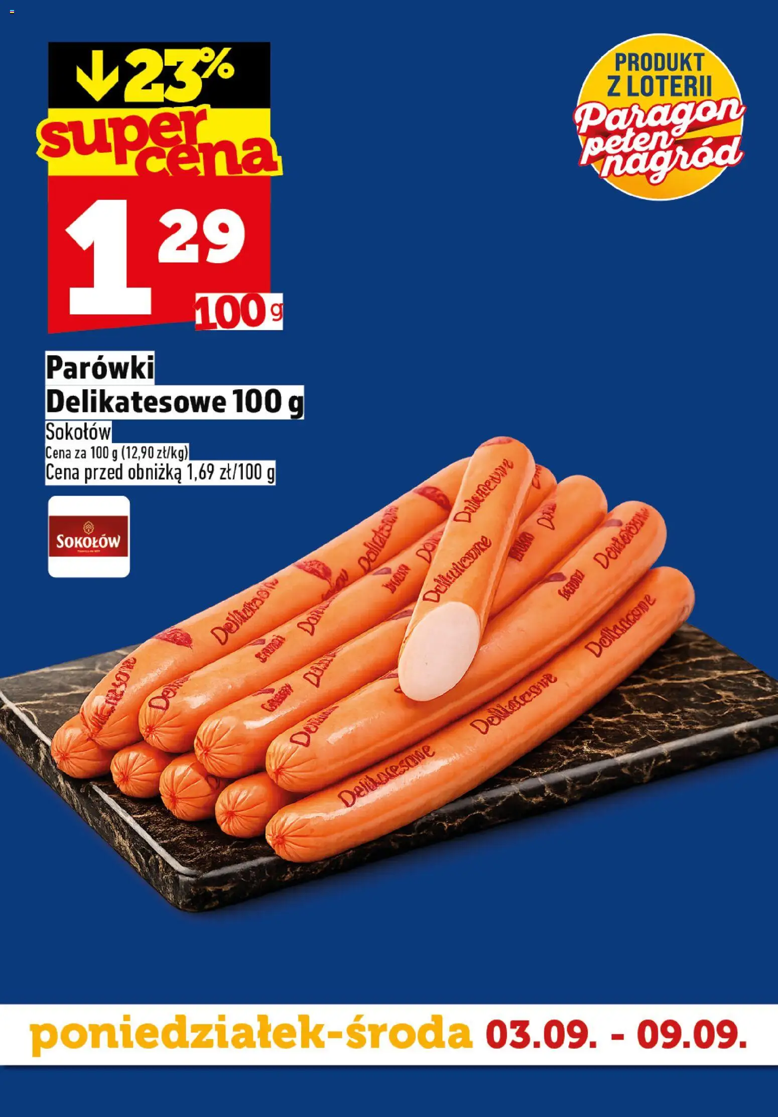 Topaz gazetka - Superstart tygodnia od 03.09.2026 | Strona: 4 | Produkty: Parówki