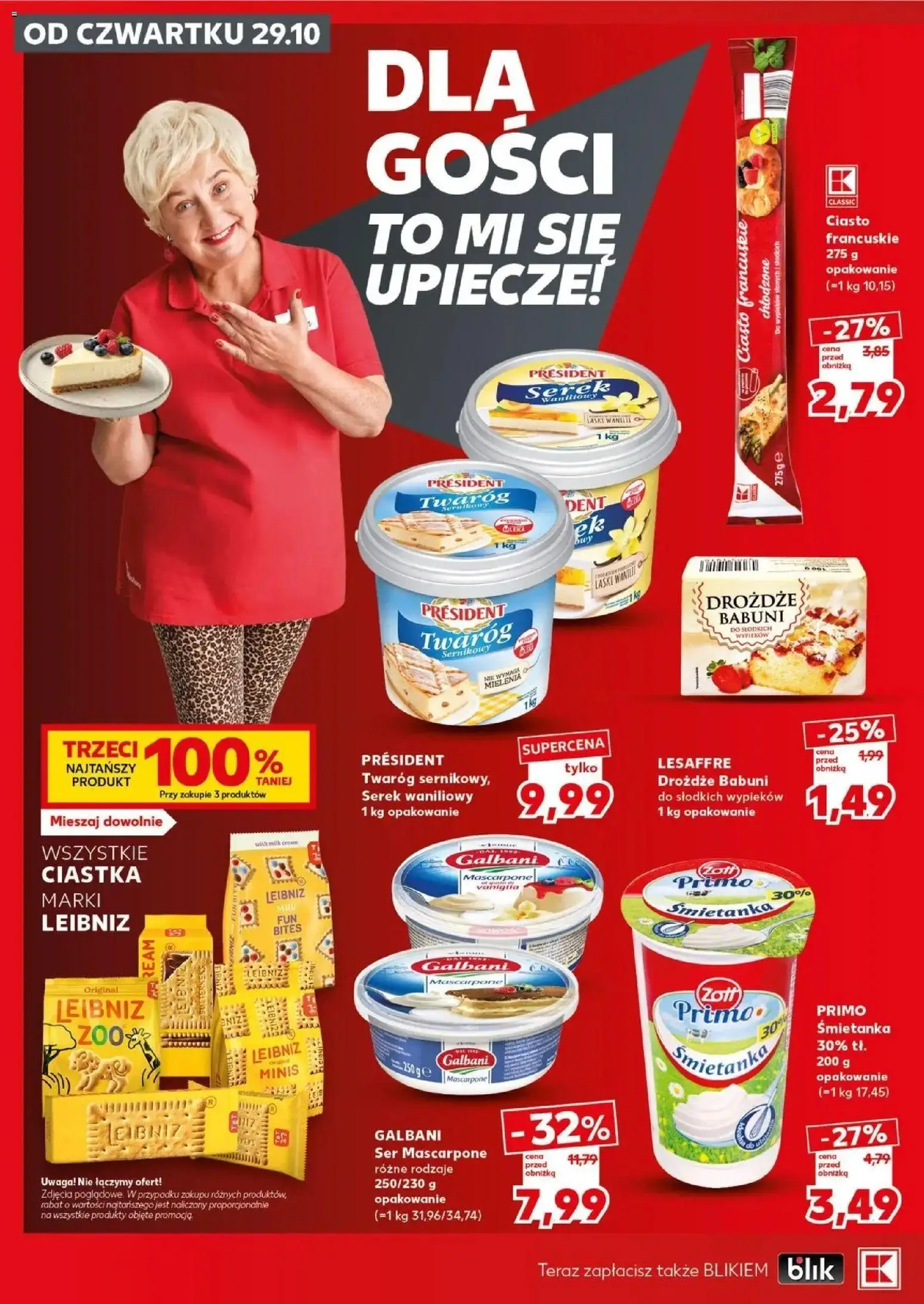 Kaufland gazetka - Super sobota od 31.10.2026 - od jutra PDF | Strona: 20 | Produkty: Ciasto, Serek waniliowy, Mascarpone, Ser