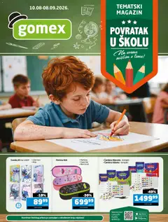Gomex katalog Tema meseca - pregled Gomex kataloga - važi od 10.08.2026