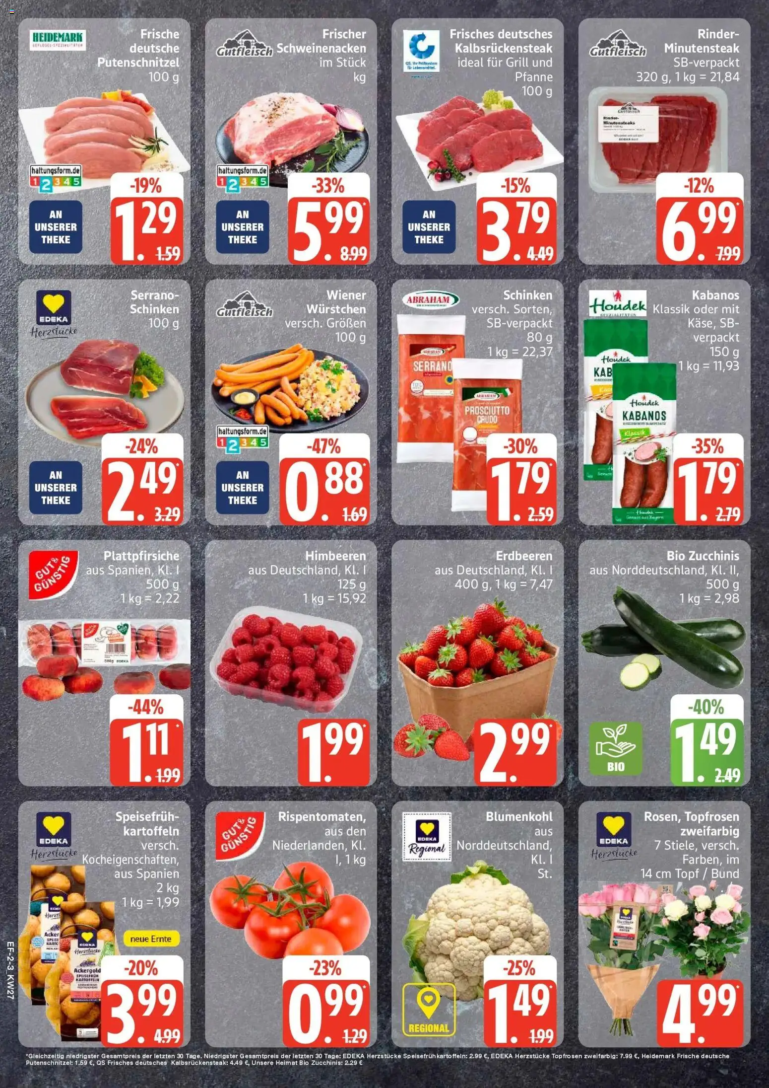 Edeka - EDEKA: Wochenangebote – gültig ab 28.06.2026 | Seite: 2 | Produkte: Grill, Theke, Putenschnitzel, Erdbeeren
