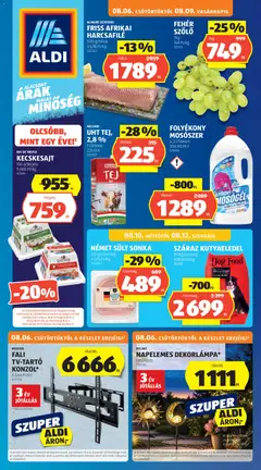 Aldi akciós újság - amely érvényes a következő dátumtól: 2026.08.06.