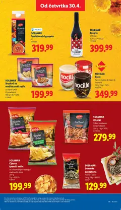 SOL&MAR Čips na španski način, Sa ukusom čilija ili sa solju i maslinovim uljem, 200 g - pregled Lidl kataloga - važi od 30.04.2026 | Strana: 59