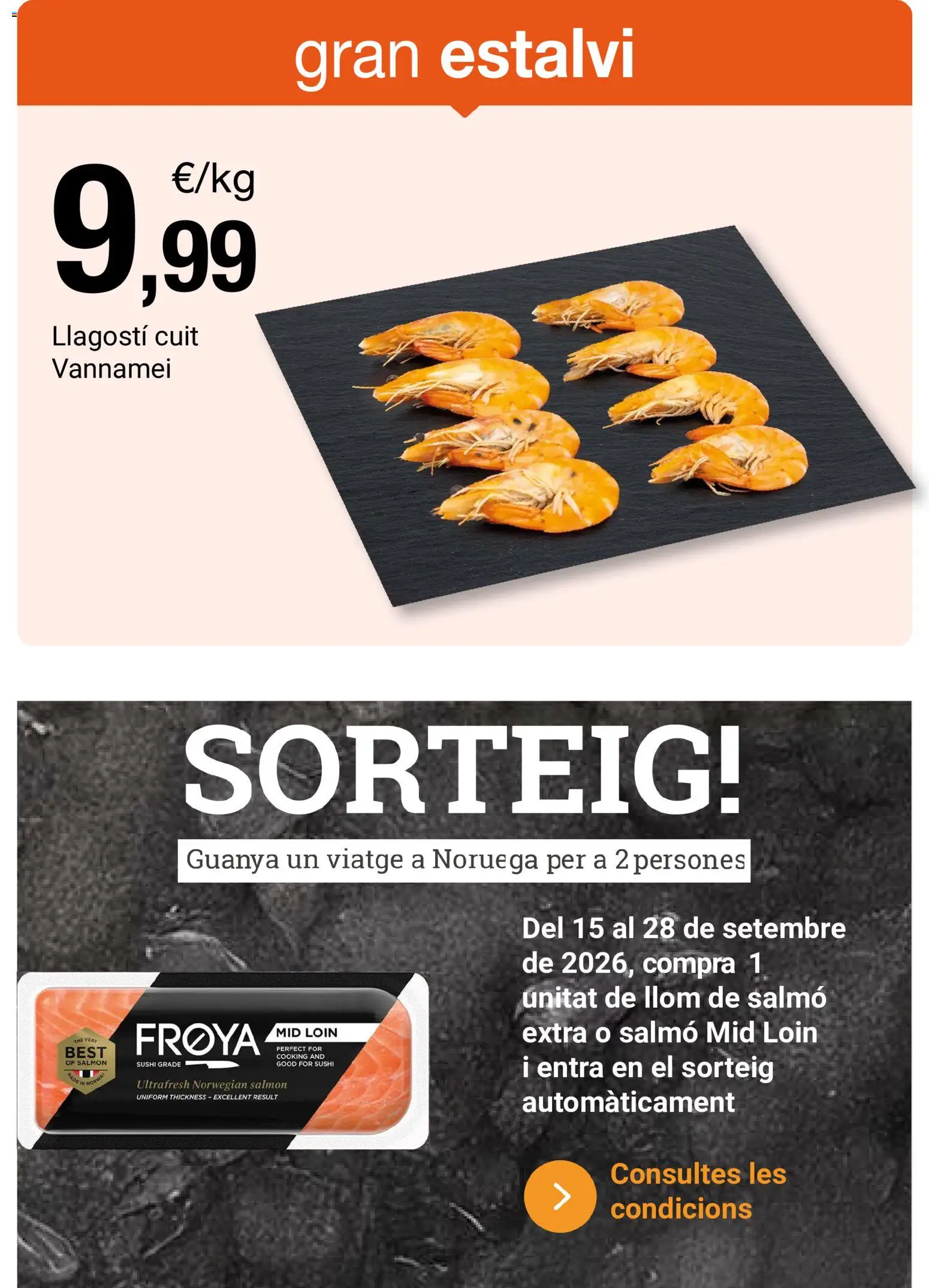 Bonpreu folleto │ válido desde el 15/09/2026 | Página: 62 | Productos: Salmón, Sushi
