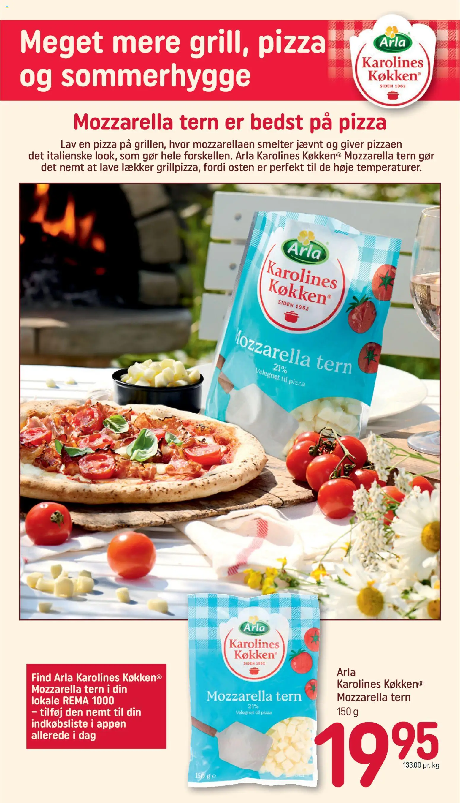 Rema 1000 tilbudsavis – gyldig fra 26/07/2026 | Side: 14 | Produkter: Pizza, Mozzarella, Søm