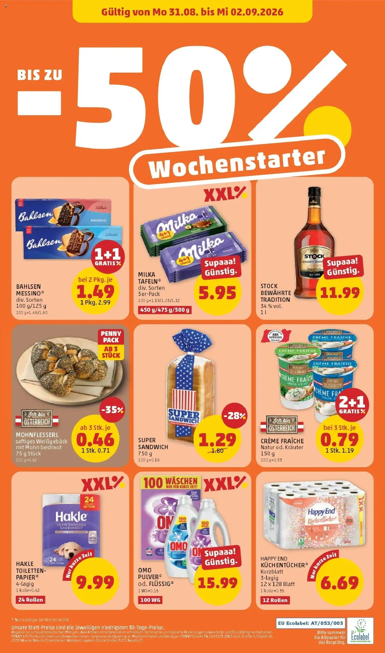 Penny Markt Die ganze Woche sparen ab (27.08.2026) - Angebote, Prospekt | Seite: 28