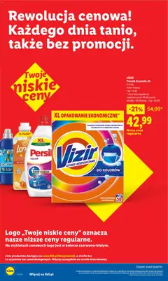 Pogląd oferty "VIZIR, Proszek do prania, XL" - ważna od 09.06.2026 | Strona: 8 | Produkty: Persil, Detergent