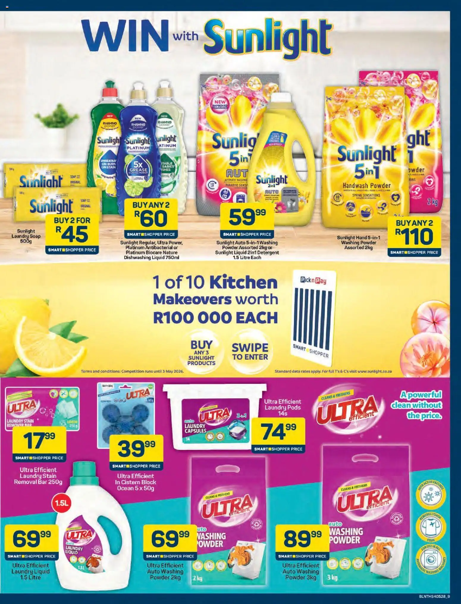 New Pick n Pay catalogue – valid from 25.05.2026 | Page: 9 | Products: Handwash, Cistern, Washing powder, Lemon