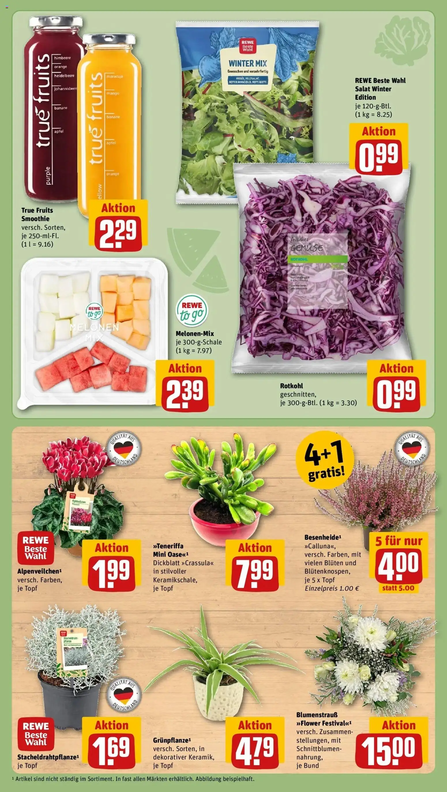 REWE Prospekt ab 05.10.2026 zum Blättern » Angebote | Seite: 9 | Produkte: Rotkohl, Äpfel, Gemüse, Rote Beete