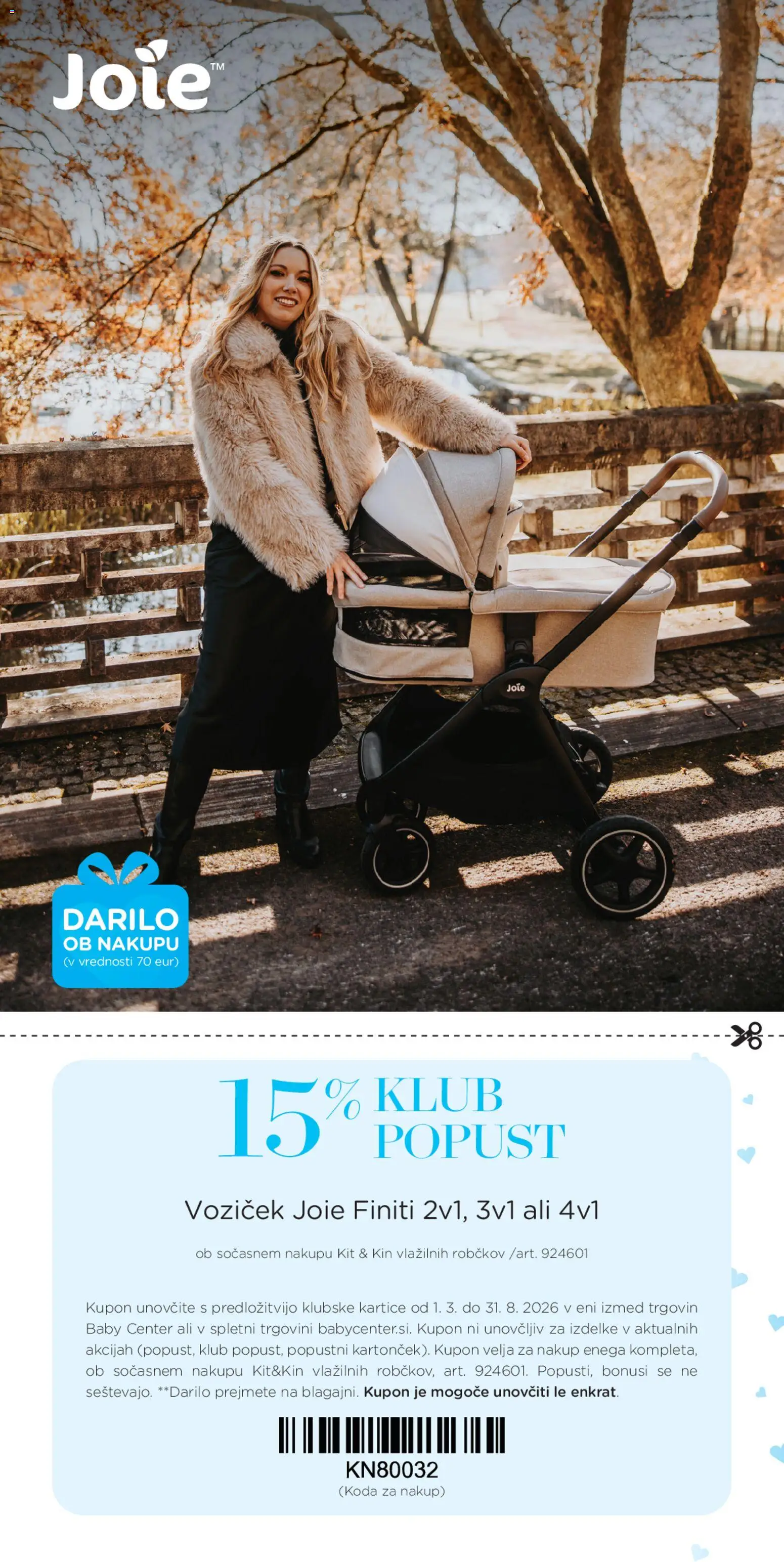 Novi Baby center katalog ponudbe – veljaven od 08.07.2026 | Stran: 55 | Izdelki: Voziček