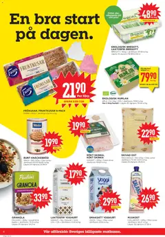 Willys erbjudanden - Förhandsvisning av reklamblad från butik Willys aktuell från 04.05.2026 | Sida: 4 | Produkter: Knäckebröd, Bregott, Kanel, Granola