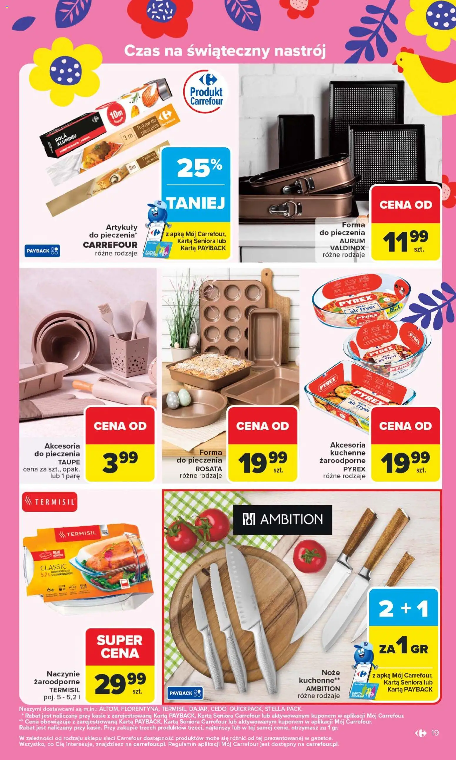 Carrefour gazetka - Łap Wielkanocne okazje od 16.03.2026 | Strona: 19 | Produkty: Karta