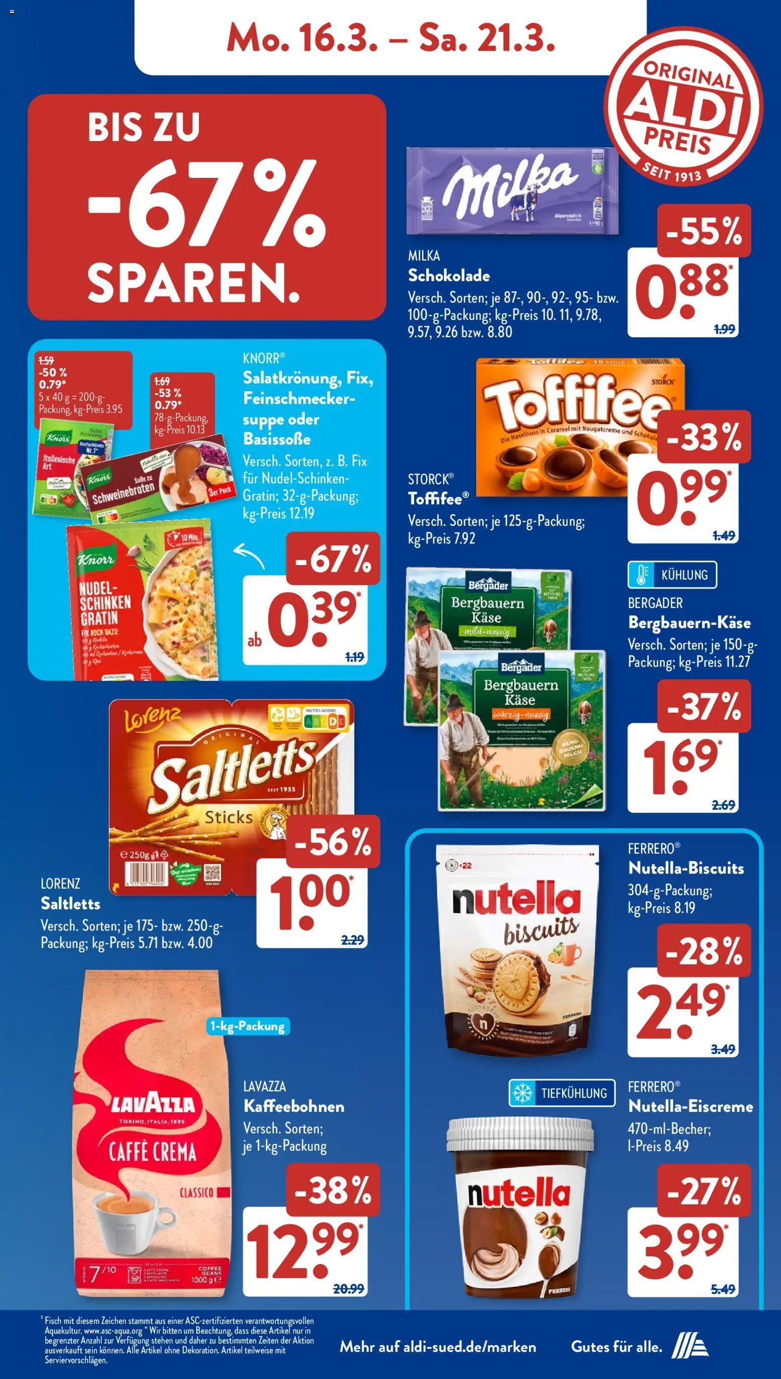 Aldi Süd Prospekt 	 – gültig ab 16.03.2026 | Seite: 7 | Produkte: Hochbeet, Blumen