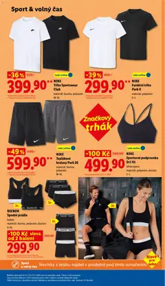 Náhled letáku NIKE Sportovní podprsenka Dri-fit, Sportovní podprsenka od 15.06.2026 | Strana: 39 | Produkty: Kraťasy, Spodní prádlo, Funkční triko, Sportovní podprsenka