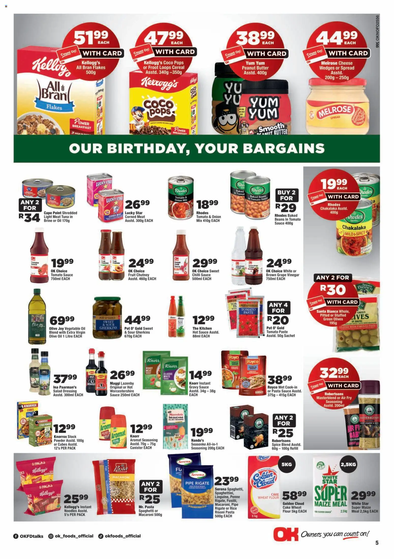New OK Foods catalogue – valid from 09/09/2026 | Page: 5
