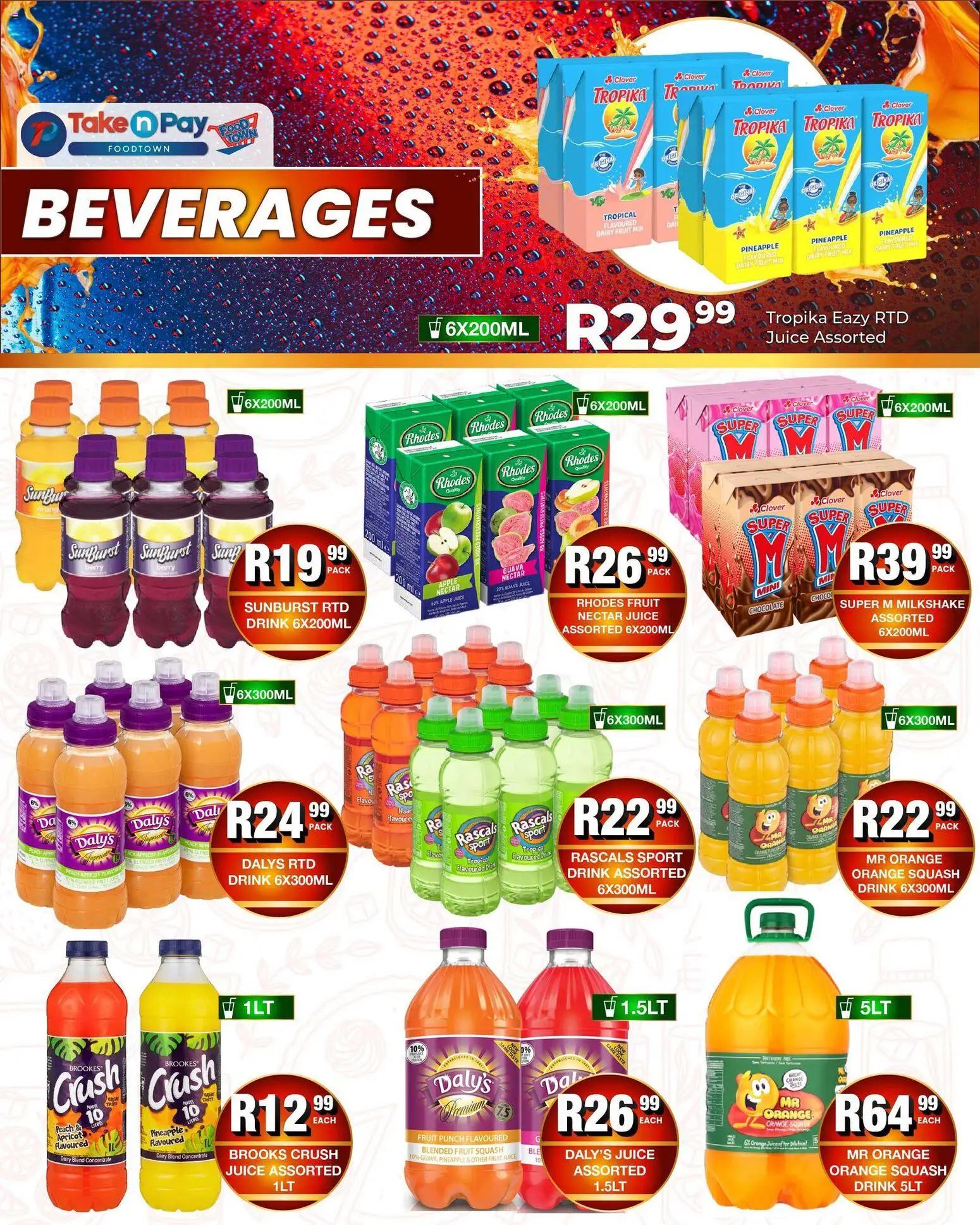 New Take n Pay catalogue – valid from 09.03.2026 | Page: 18 | Products: Cesto para colada, Fruit, Dairy blend, Peach