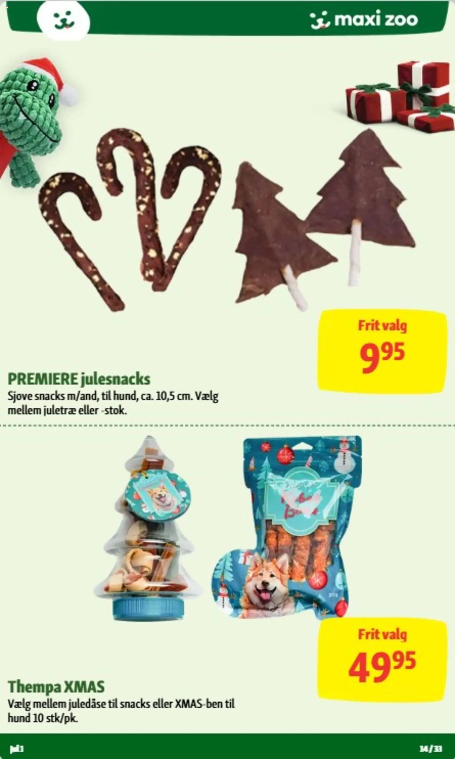 Maxi Zoo tilbudsavis – gyldig fra 14/10/2026 | Side: 14 | Produkter: Snacks