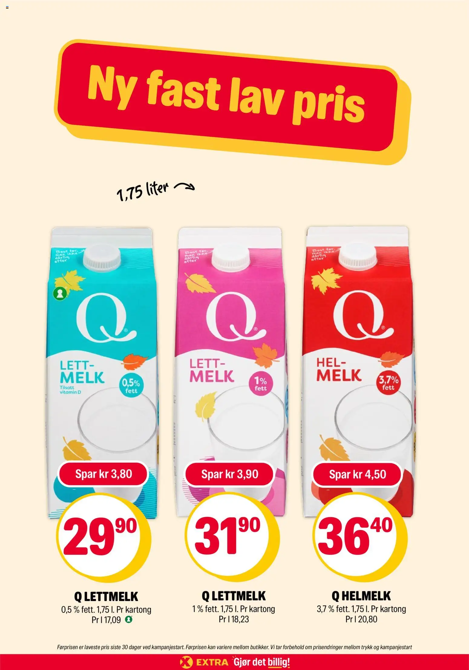 {H1} | Side: 16 | Produkter: Melk, Lettmelk, Helmelk
