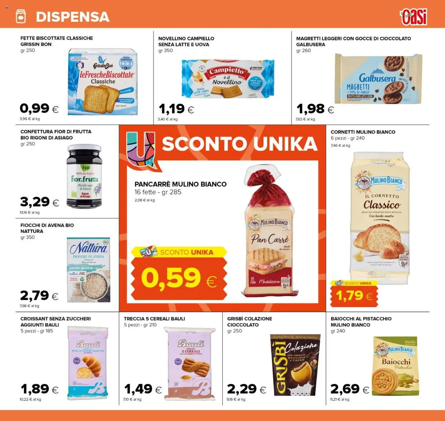 Volantino Oasi del 04.06.2026 | Pagina: 21 | Prodotti: Crema, Uova, Frutta, Cacao