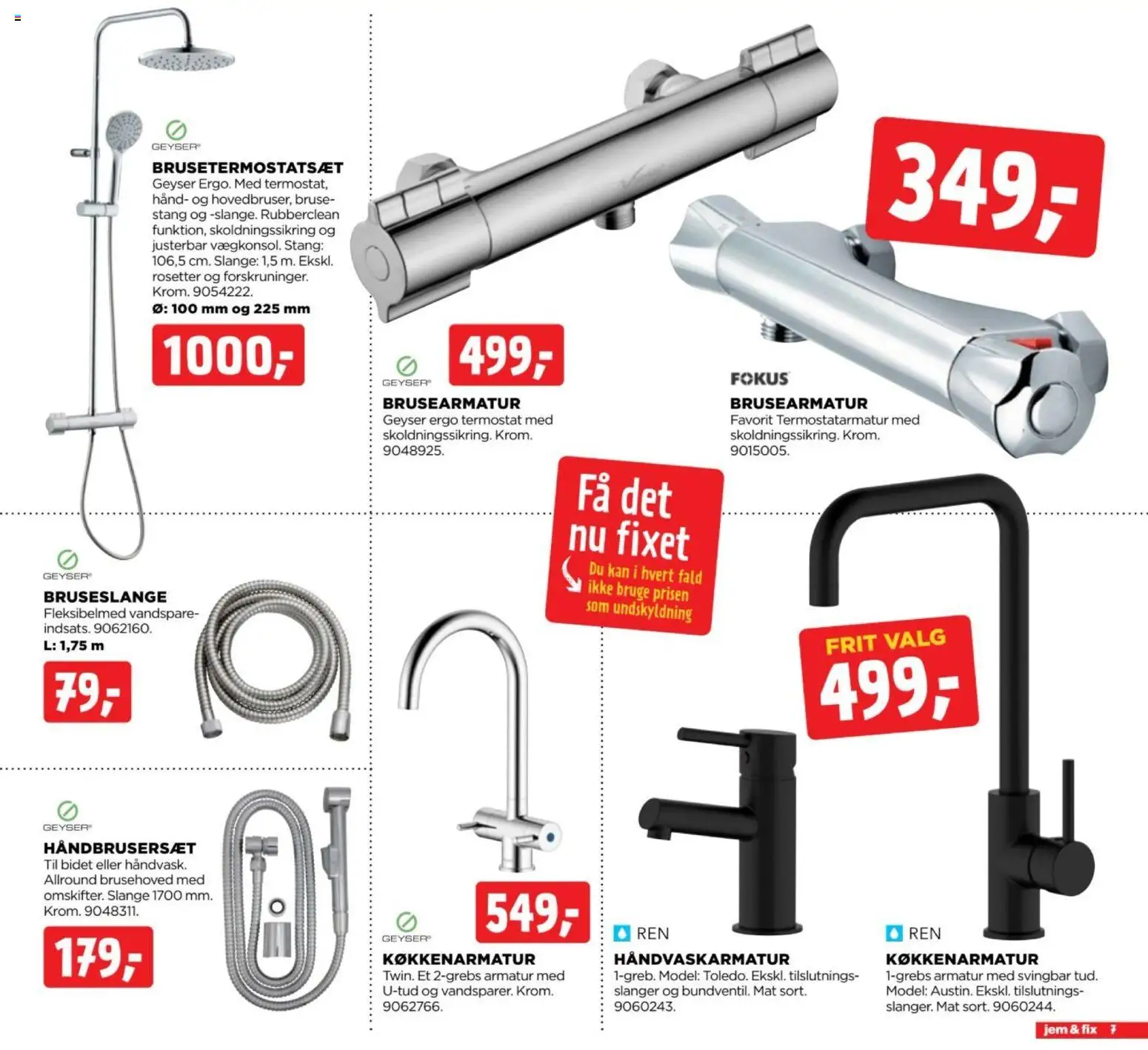 Jem & fix tilbudsavis – gyldig fra 30/08/2026 | Side: 7 | Produkter: Søm, Bidet