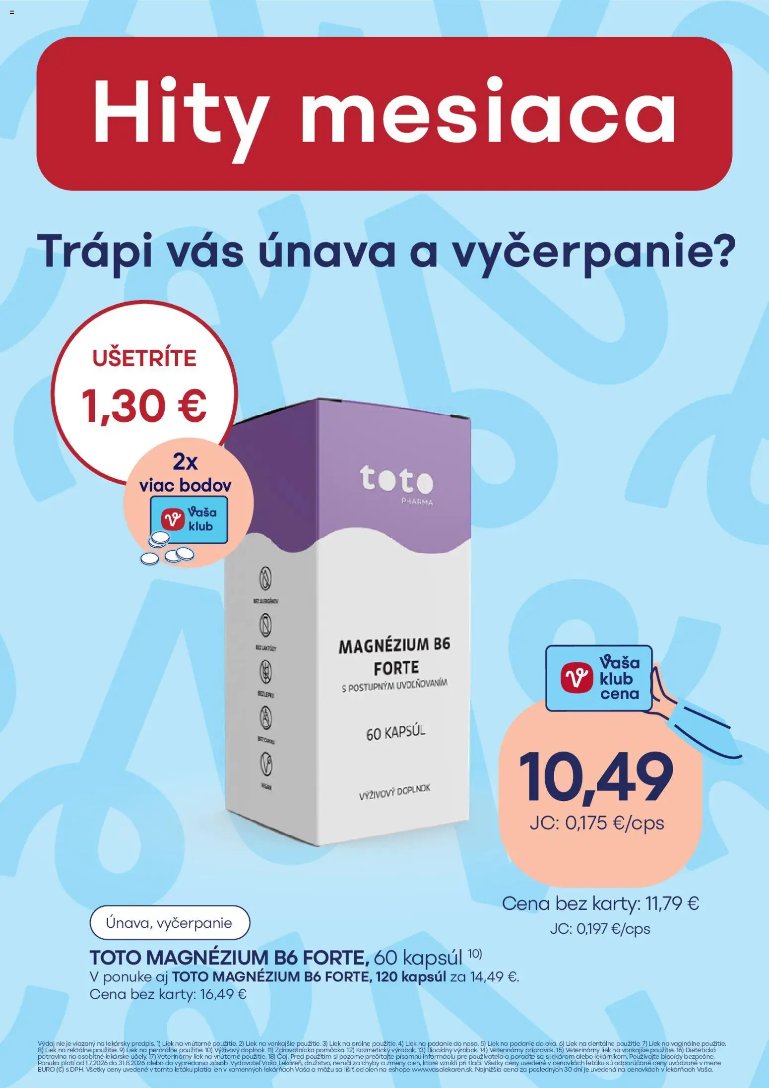 Nové Vaša lekáreň akcie – leták je platný od 01.07.2026 | Strana: 18