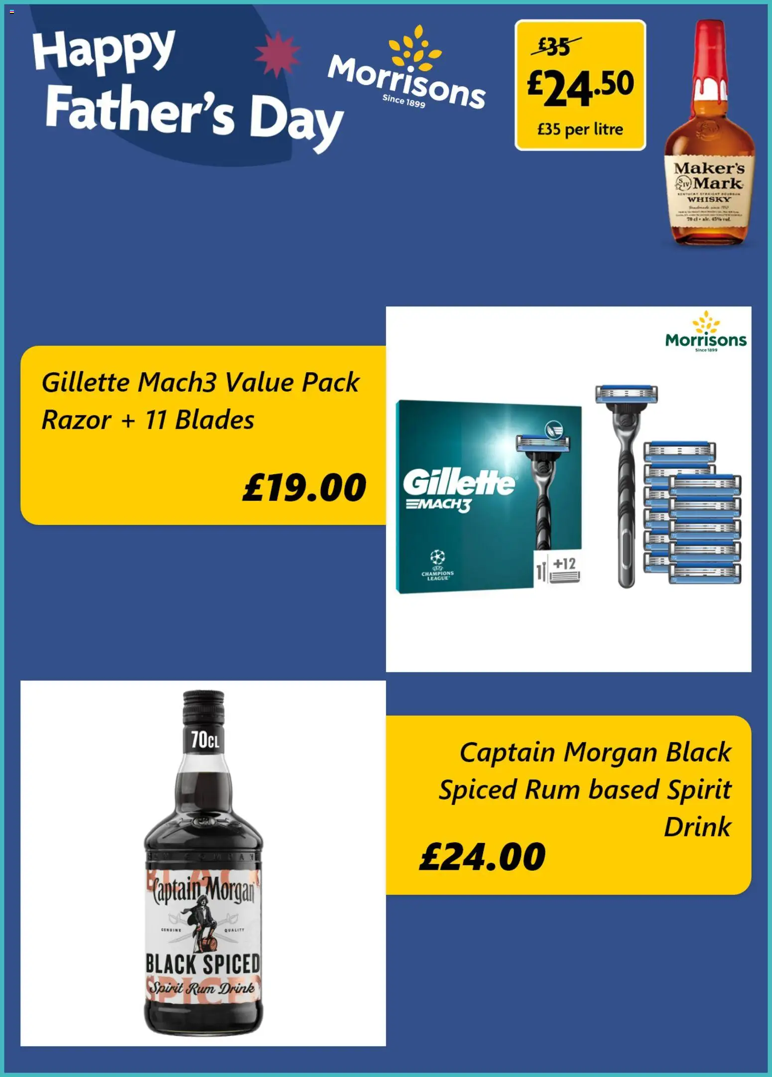 {H1} | Page: 3 | Products: Gillette, Whisky