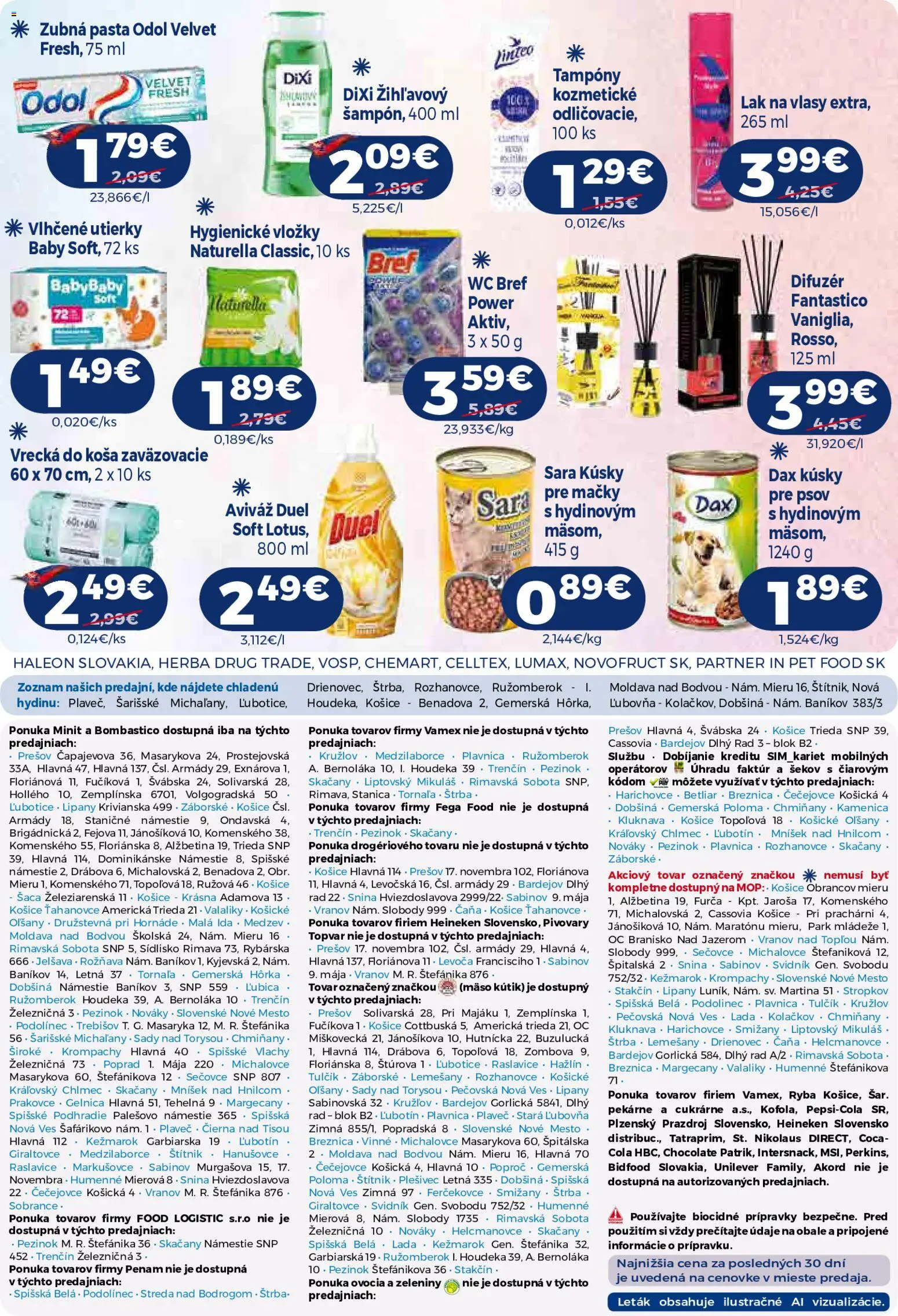 Nové Milk Agro akcie – leták je platný od 21.10.2026 | Strana: 15 | Produkty: Difúzer, Lak na vlasy, Aviváž