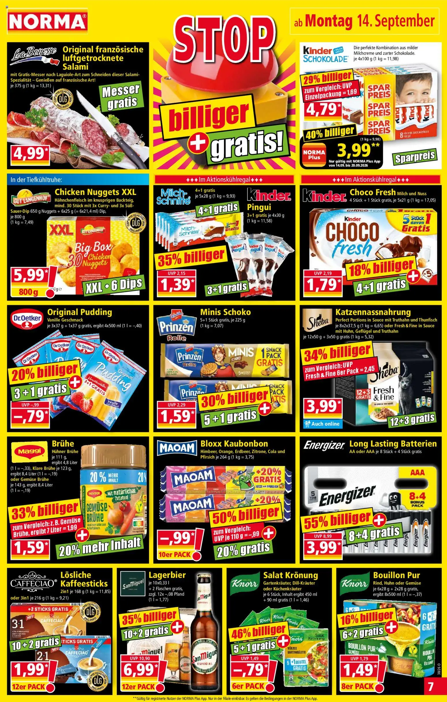 Norma Prospekt – gültig ab 14.09.2026 | Seite: 7