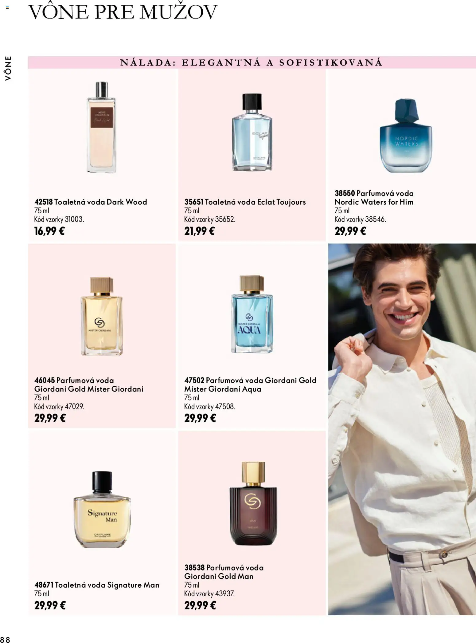Nové Oriflame akcie – leták je platný od 30.09.2026 | Strana: 88 | Produkty: Toaletná voda, Voda