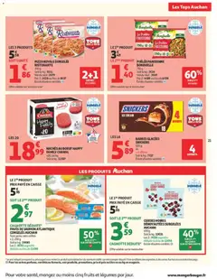 Auchan - Prévisualisation de Auchan prospectus valide à partir de 23/06/2026 | Page: 21 | Produits: Cerises, Pizza, Saumon