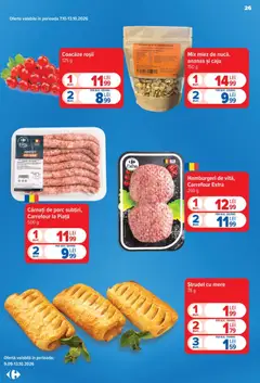 Ofertele Carrefour valabile de la 30.09.2026 | Pagină: 26 | Produse: Afine, Semințe, Ștrudel, Mere