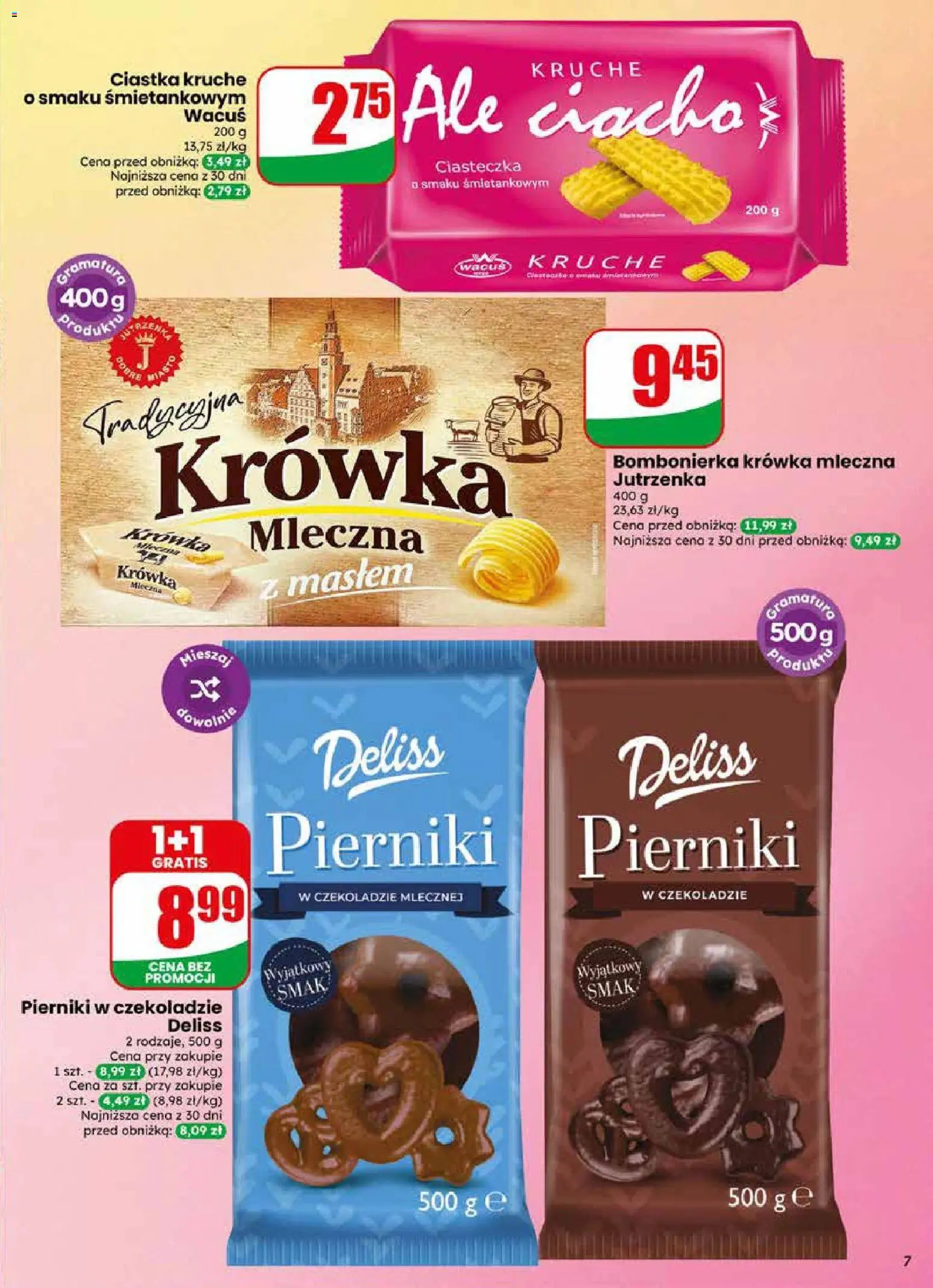 Dino gazetka od 03.06.2026 | Strona: 7 | Produkty: Pierniki, Pierniki w czekoladzie, Ciastka, Krówki