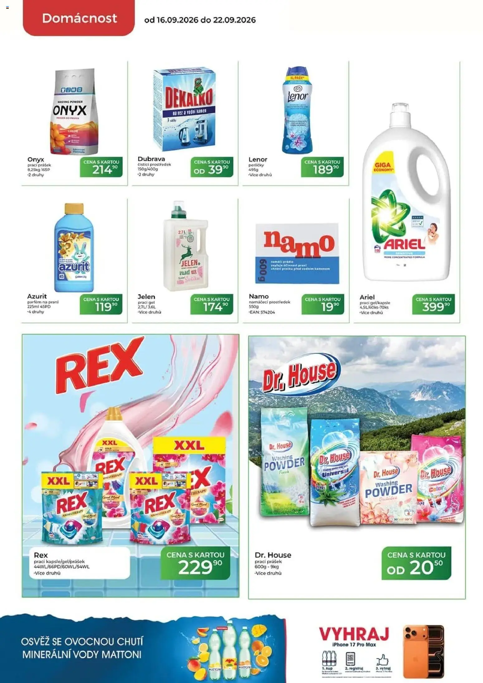 Tamda Foods leták od 16.09.2026 | Strana: 52 | Produkty: Čistící prostředek, Mattoni, Iphone, Parfém