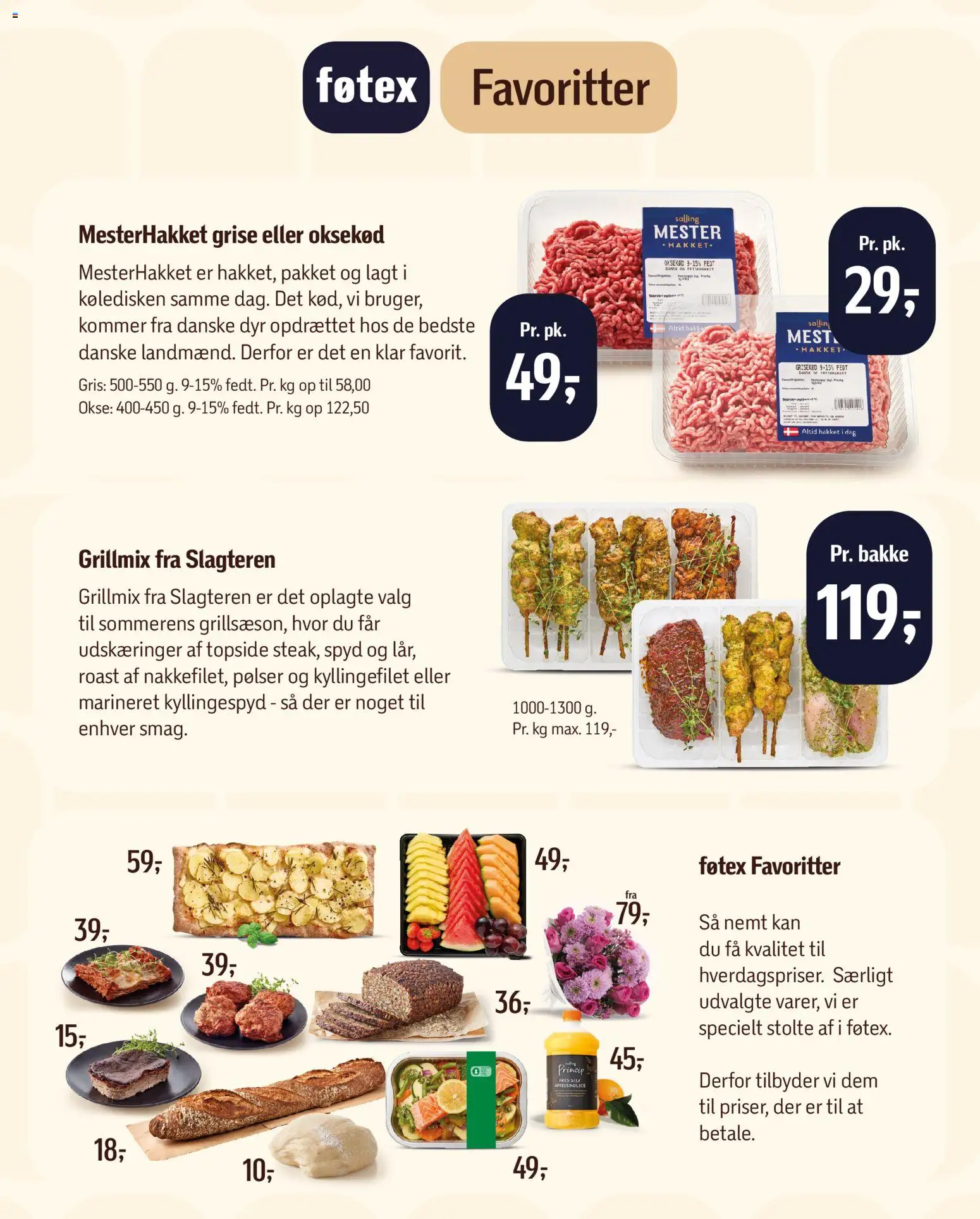 Føtex tilbudsavis – gyldig fra 15.05.2026 | Side: 19 | Produkter: Pølser, Oksekød