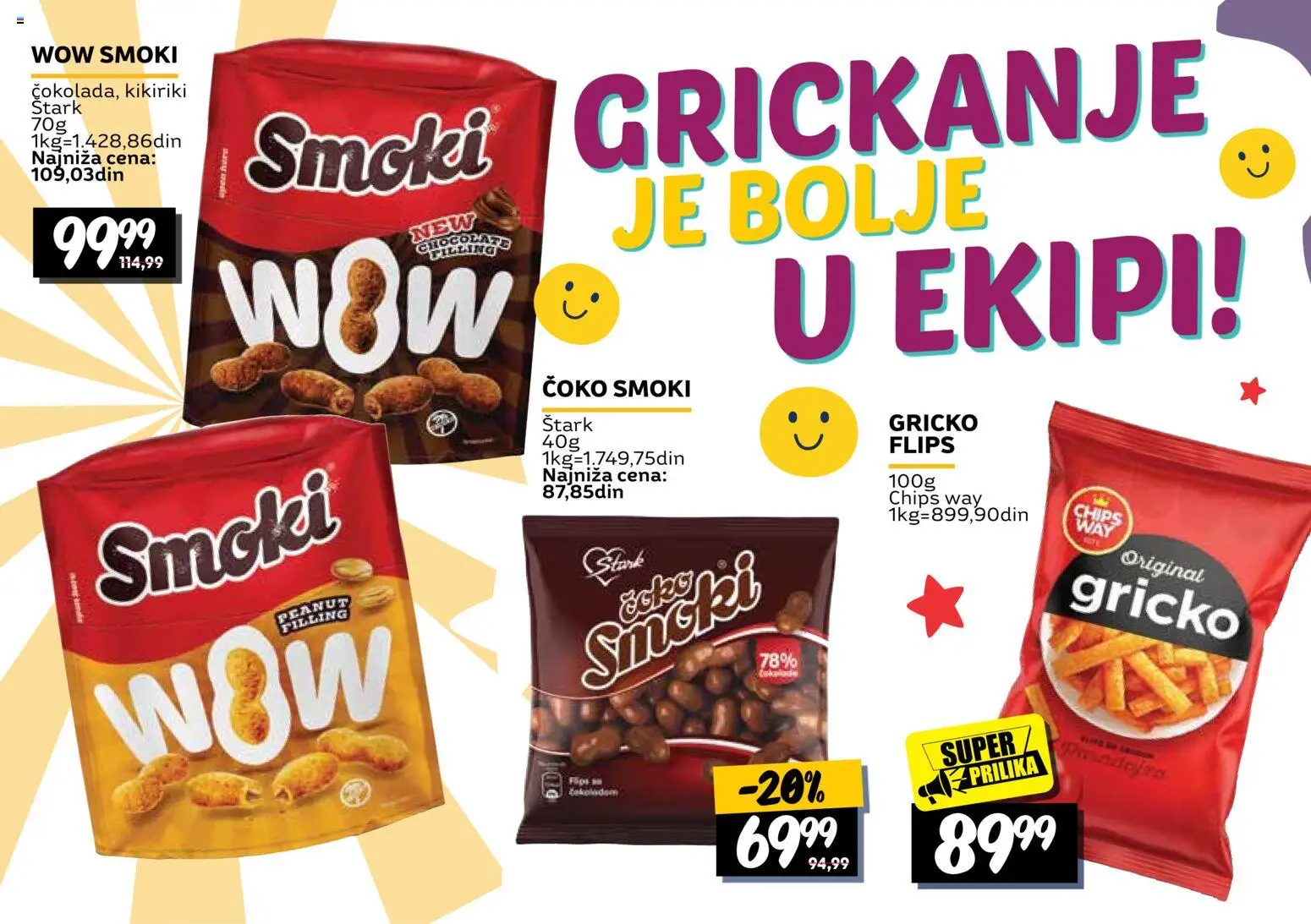Idea katalog - važi od 20.08.2026 | Strana: 22 | Proizvode: Smoki, Kikiriki