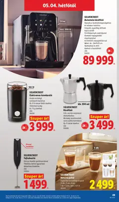 Lidl akciós újság - amely érvényes a következő dátumtól: 30.04.2026 | Oldal: 49