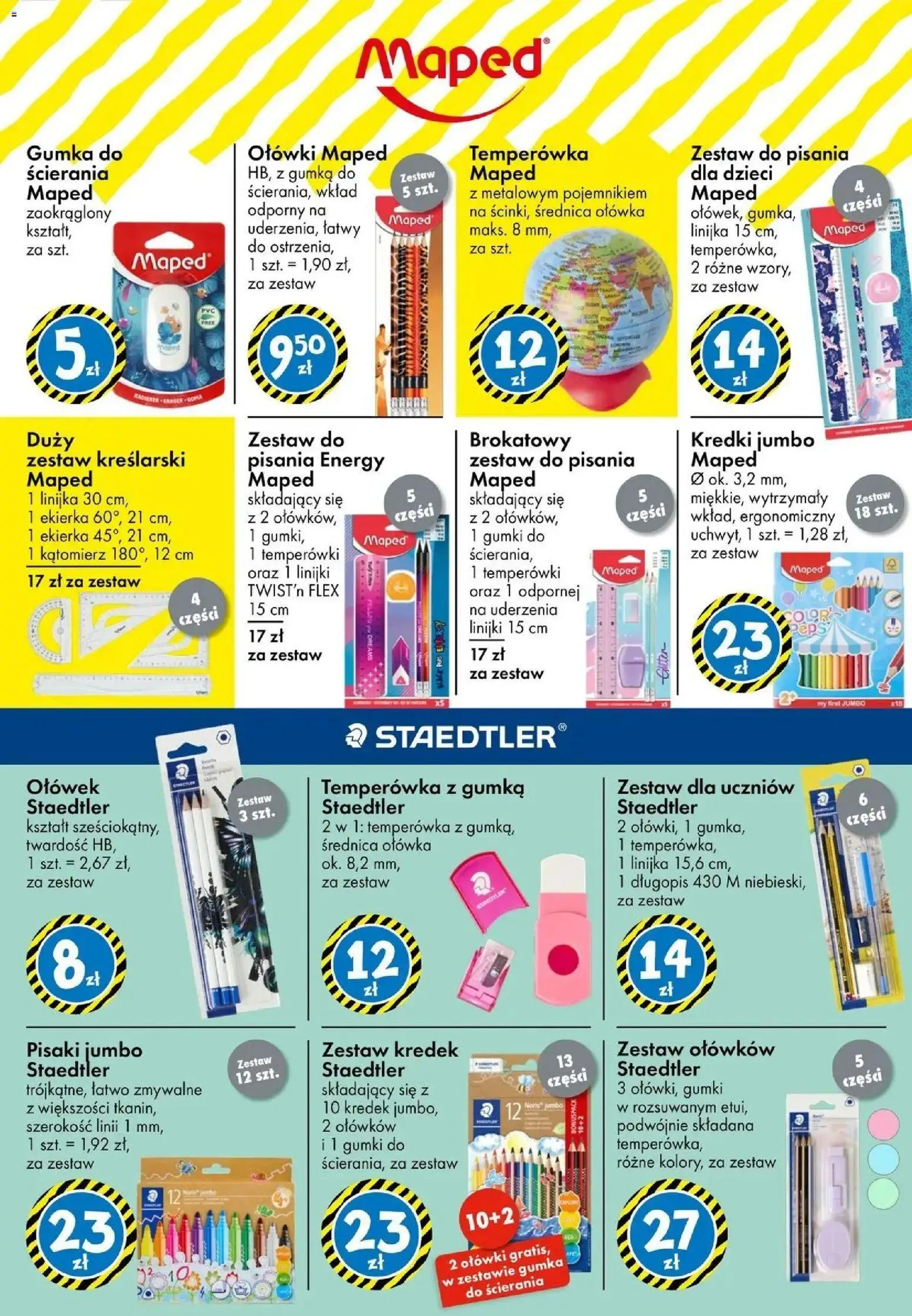TEDi - Tedi Powrót do szkoły | Strona: 9 | Produkty: Pisaki, Temperówka, Kredki