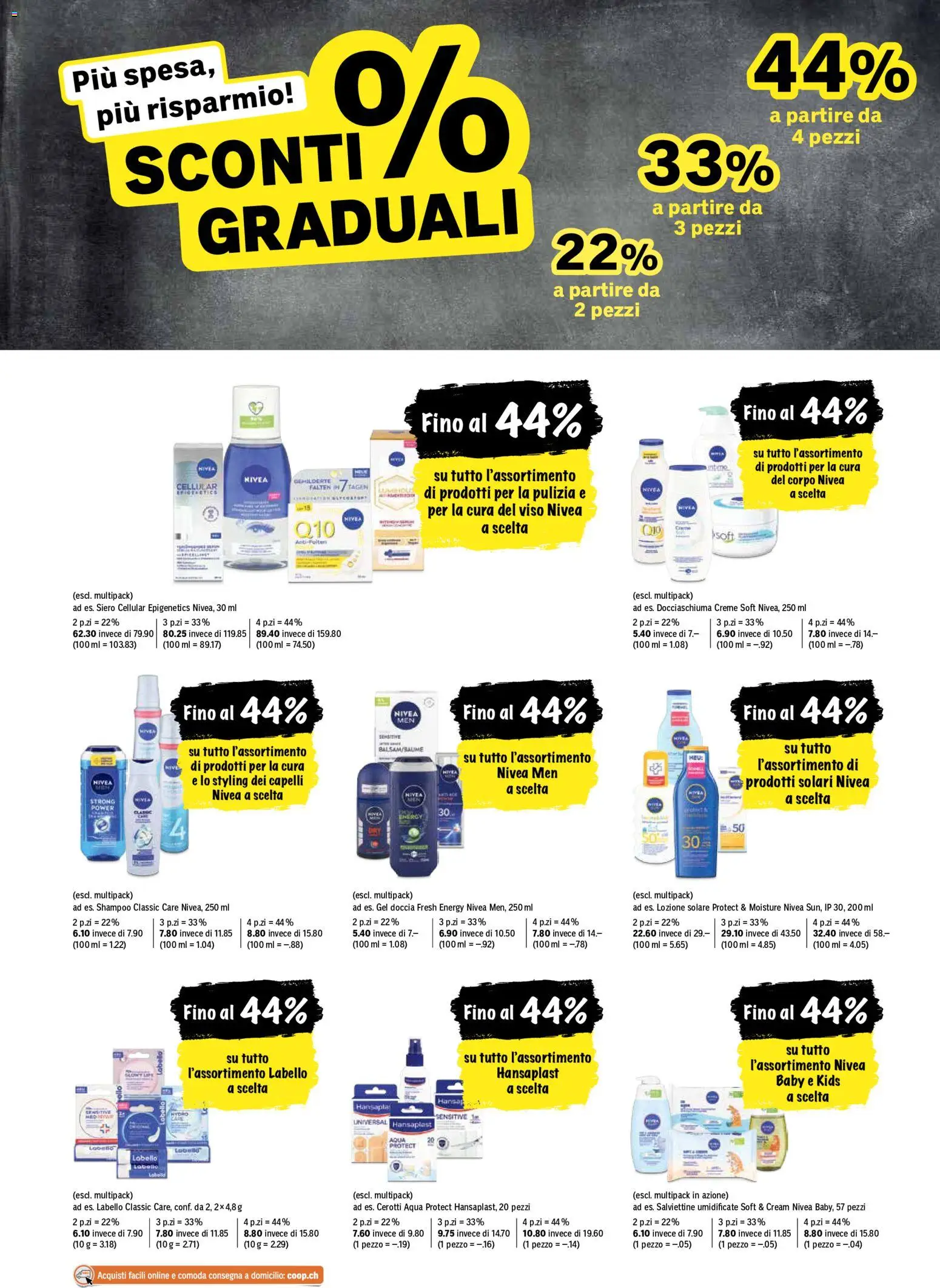Coop aktionen IT – gültig ab 08.10.2026 | Seite: 23 | Produkte: Shampoo, Lip Balm, Shower Gel, Creme