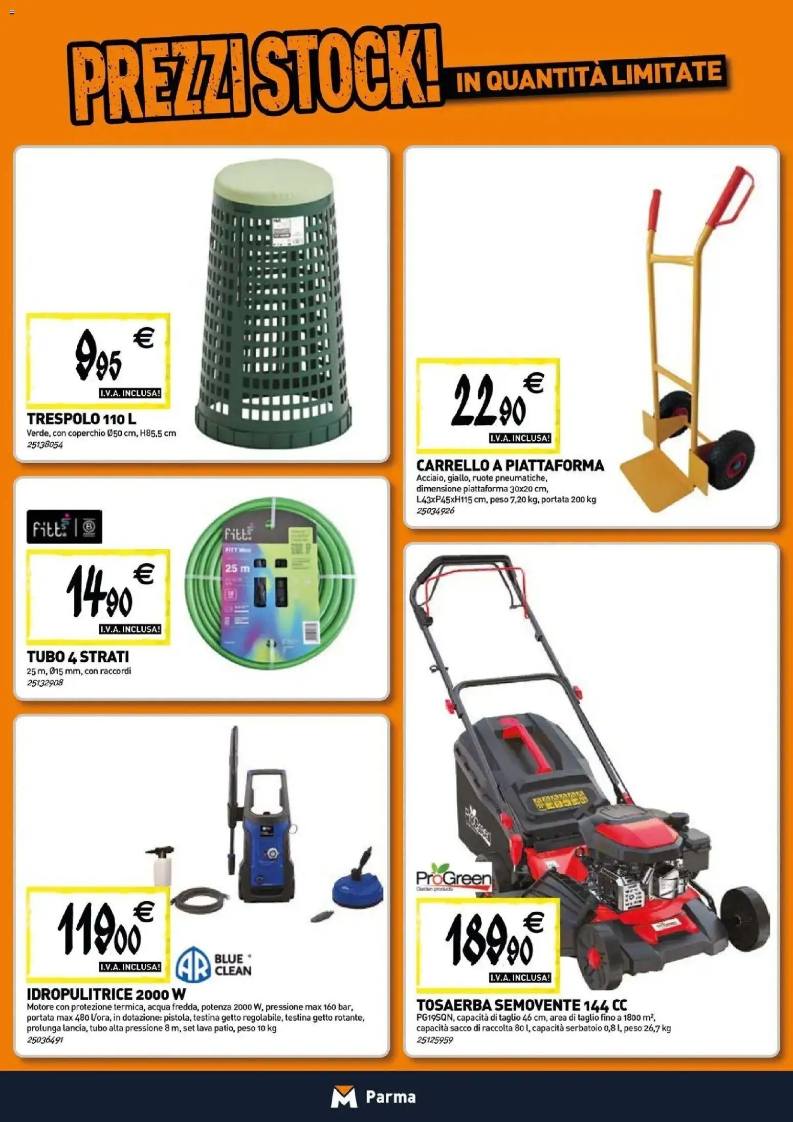Nuovo TECNOMAT - Straordinari prezzi stock! dal 30/07/2026 > offerte anteprima 🛍️ | Pagina: 17 | Prodotti: Acqua, Taglio, Tubo, Idropulitrice