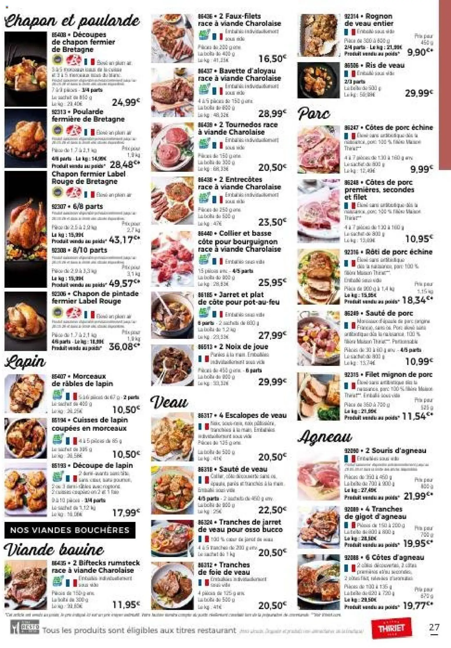 {H1} | Page: 33 | Produits: Souris, Souris d'agneau, Rumsteck, Basse côte
