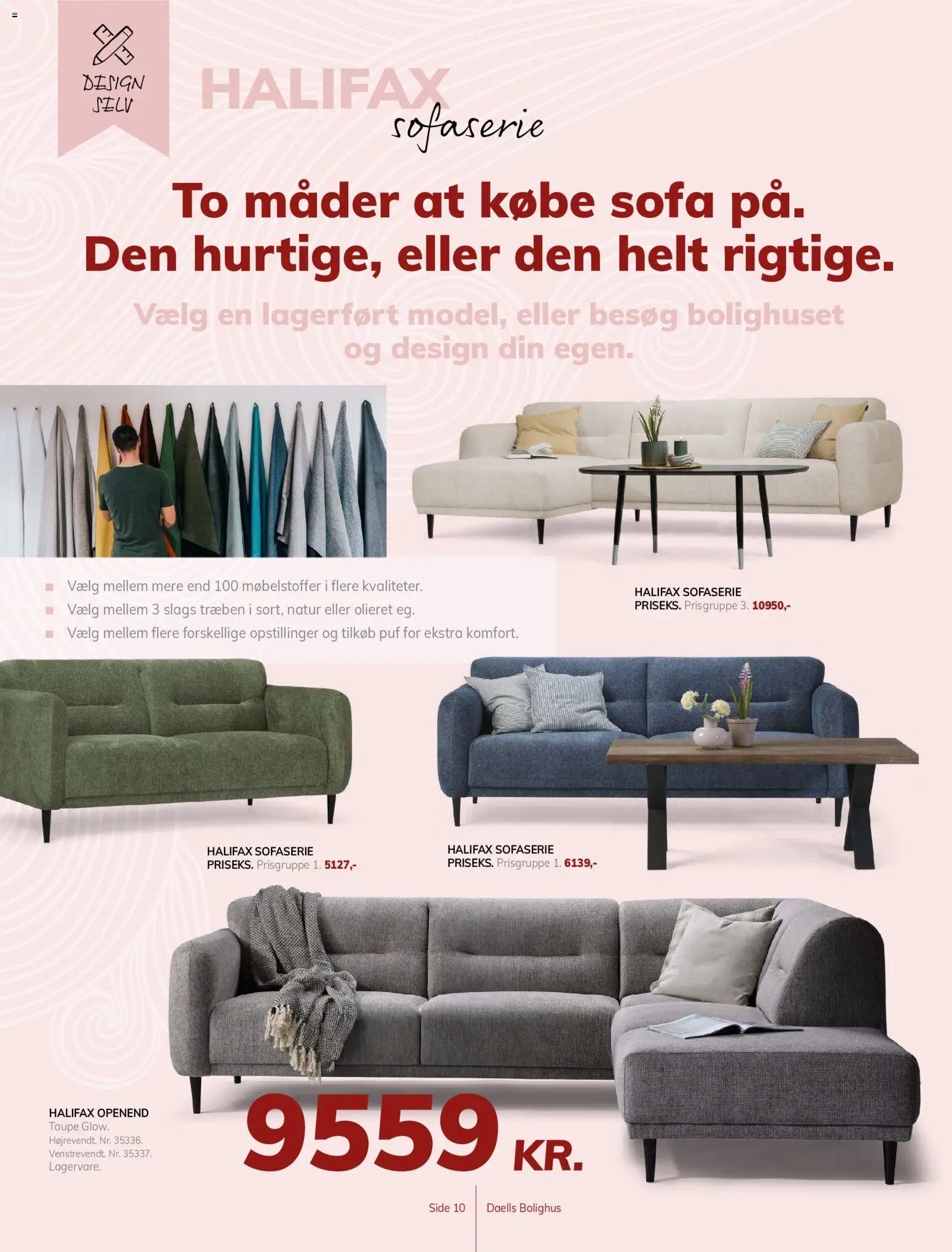 Daells Bolighus tilbudsavis – gyldig fra 29/07/2026 | Side: 10 | Produkter: Sofa, Puf
