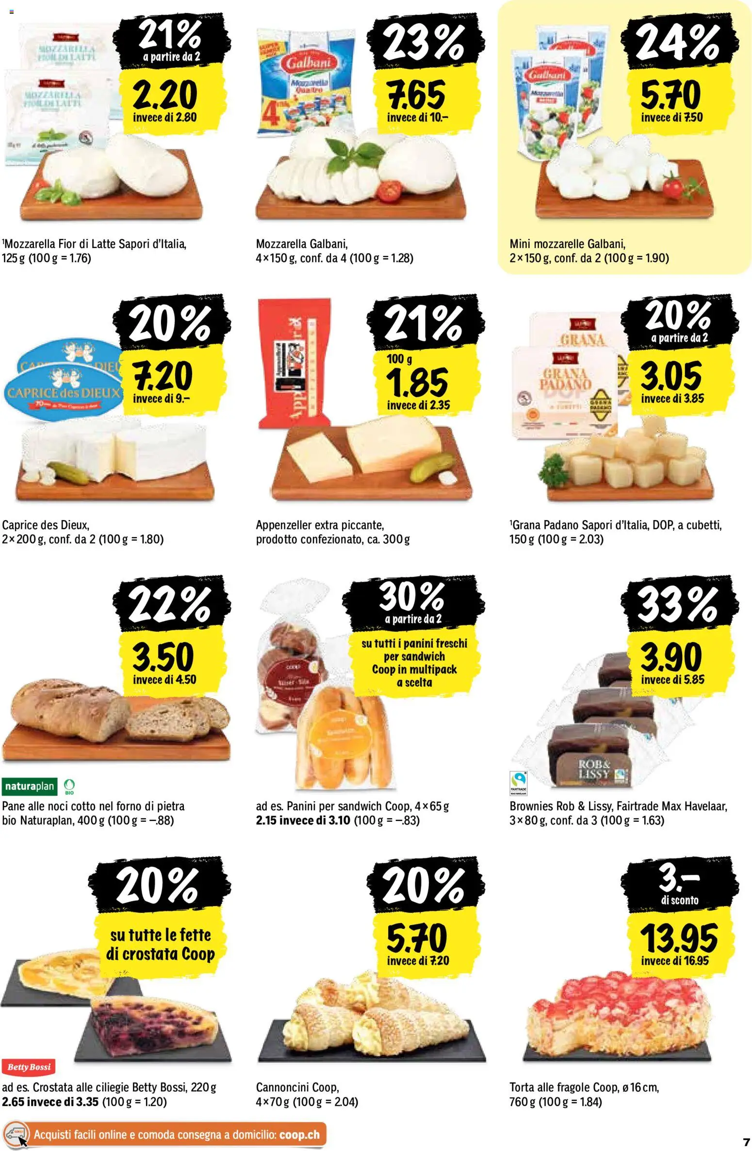 Coop aktionen IT – gültig ab 27.08.2026 | Seite: 7 | Produkte: Grana Padano, Pane