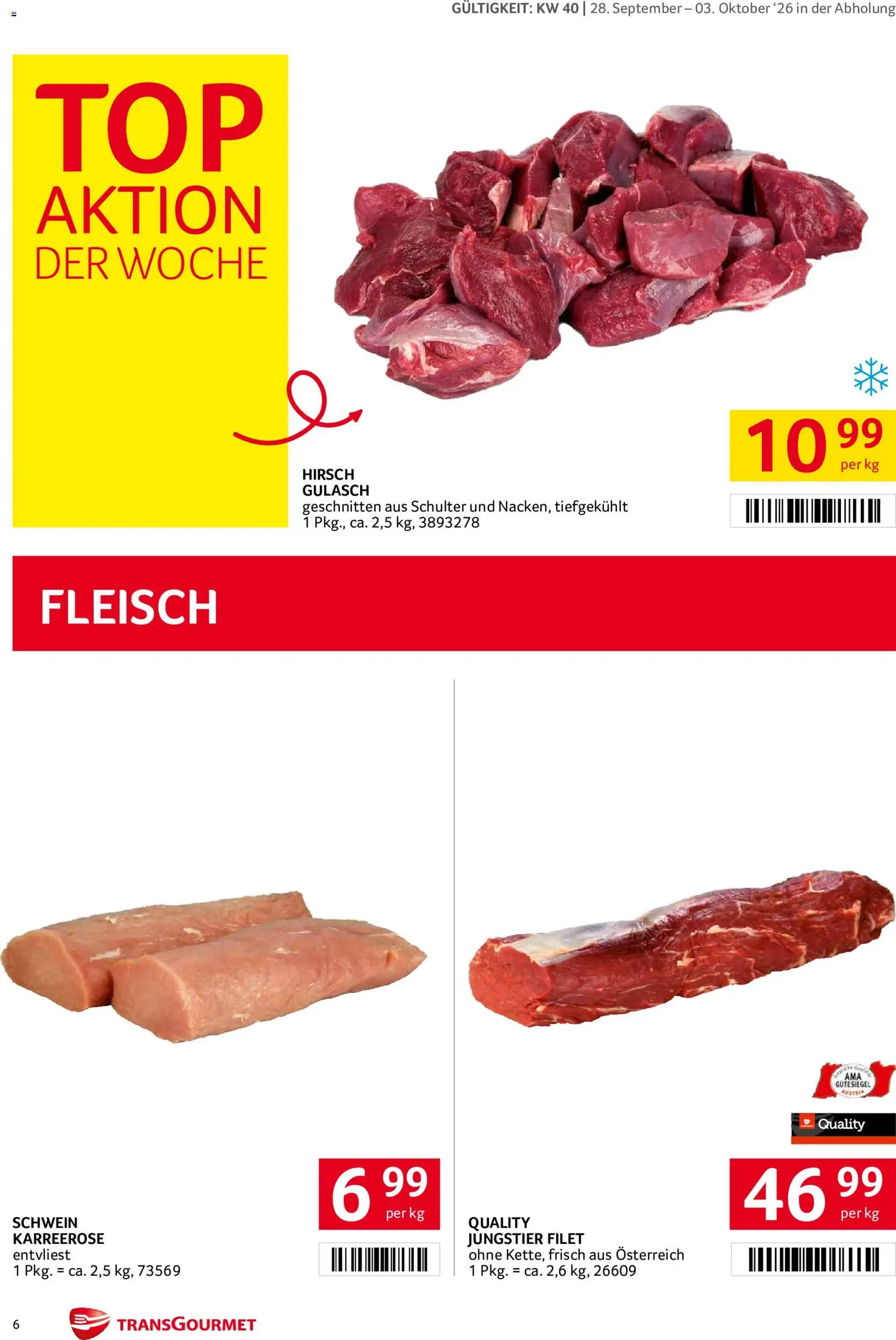 Transgourmet Flugblatt gültig ab 28.09.2026 | Seite: 6
