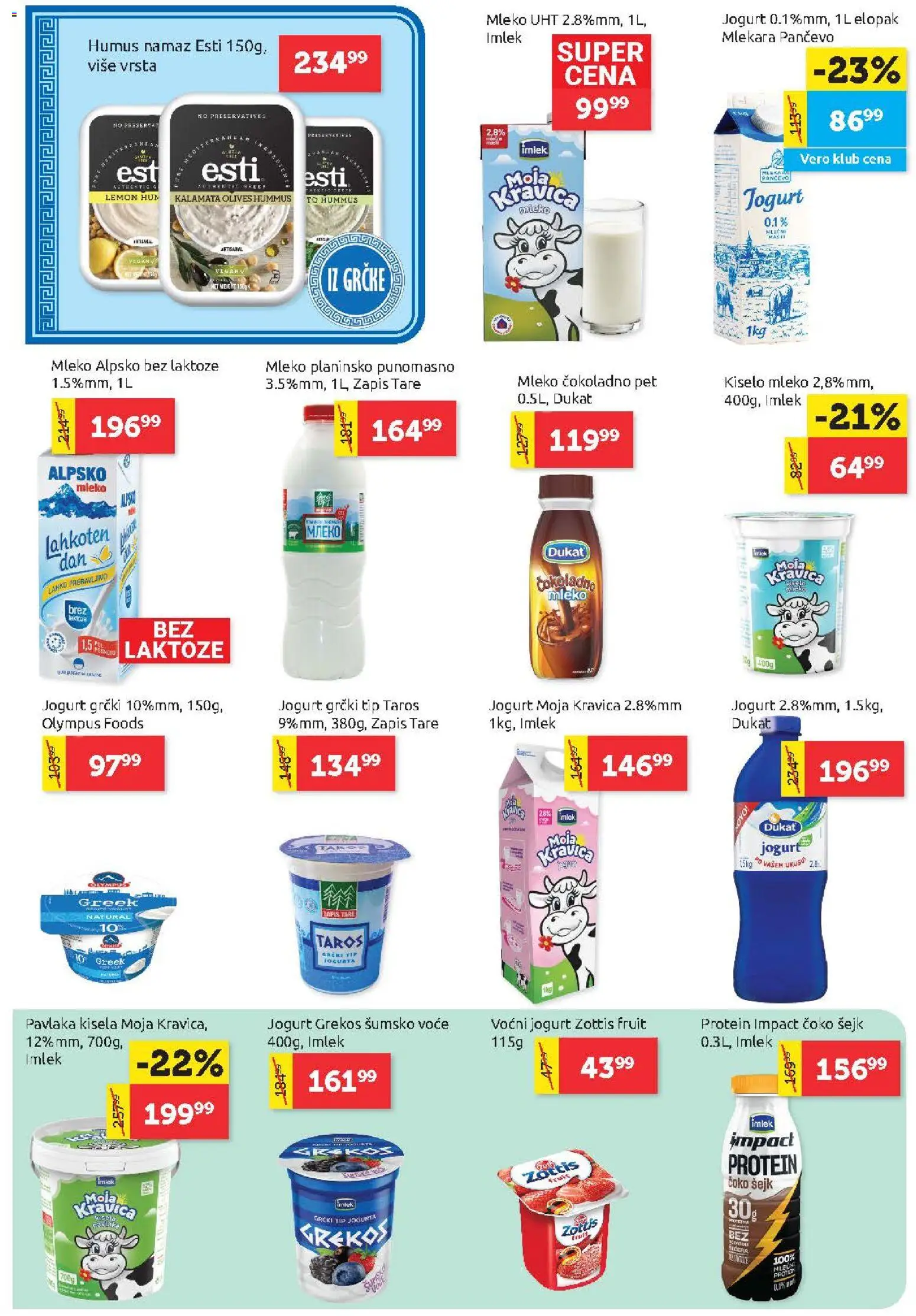 SuperVERO katalog - važi od 20.08.2026 | Strana: 6 | Proizvode: Voće, Protein, Jogurt, Pavlaka