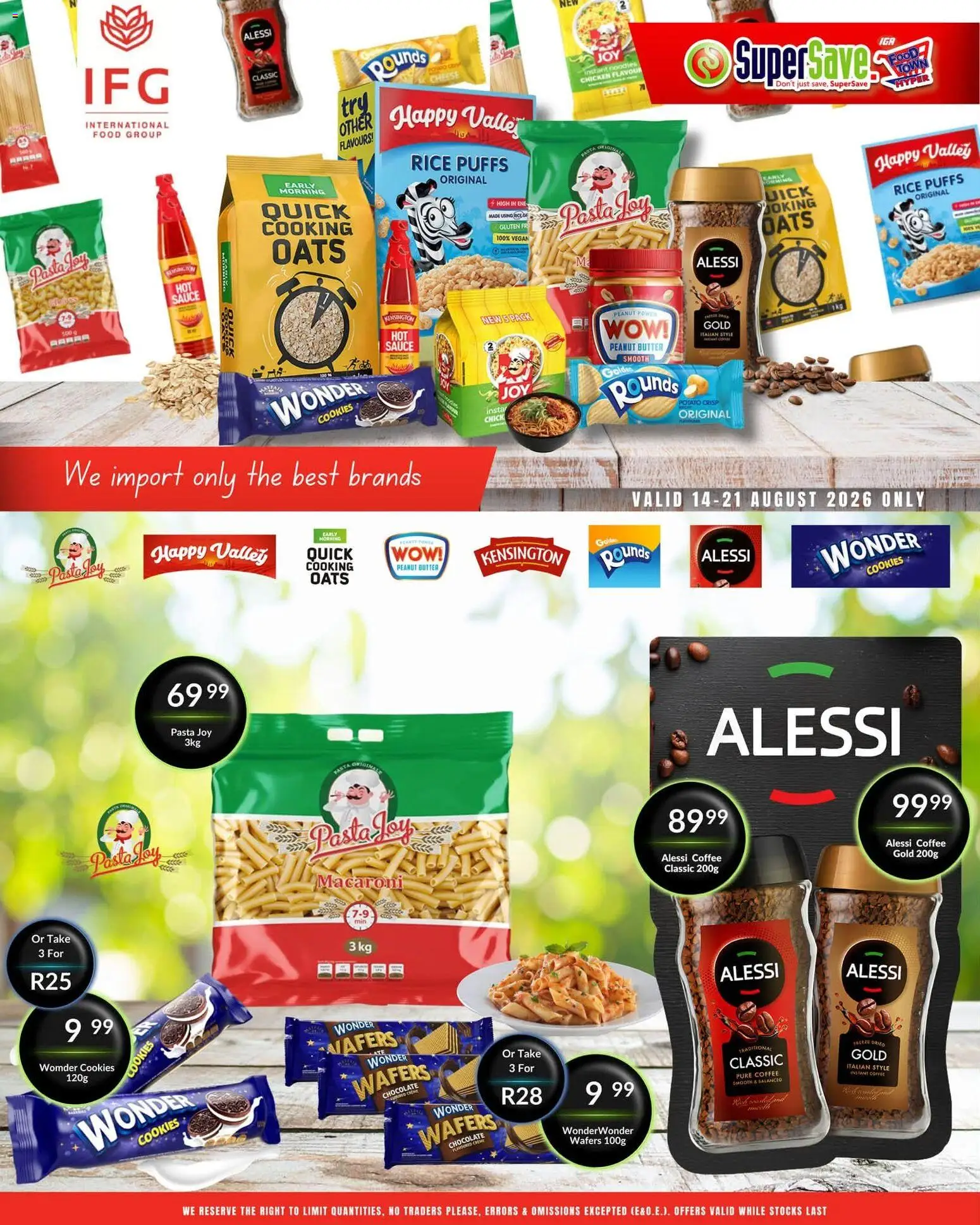 New Super Save catalogue – valid from 18/08/2026 | Page: 22 | Products: Cheese, Chicken, Pasta, Instant coffee