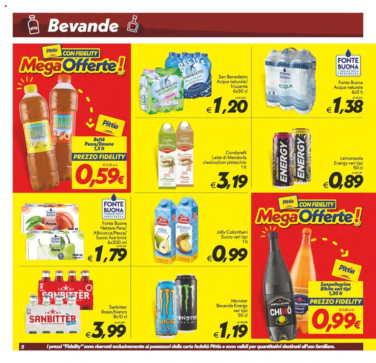 Volantino SuperConveniente del 01/09/2026 | Pagina: 2 | Prodotti: Pistacchio, Acqua, Pesca, Acqua naturale