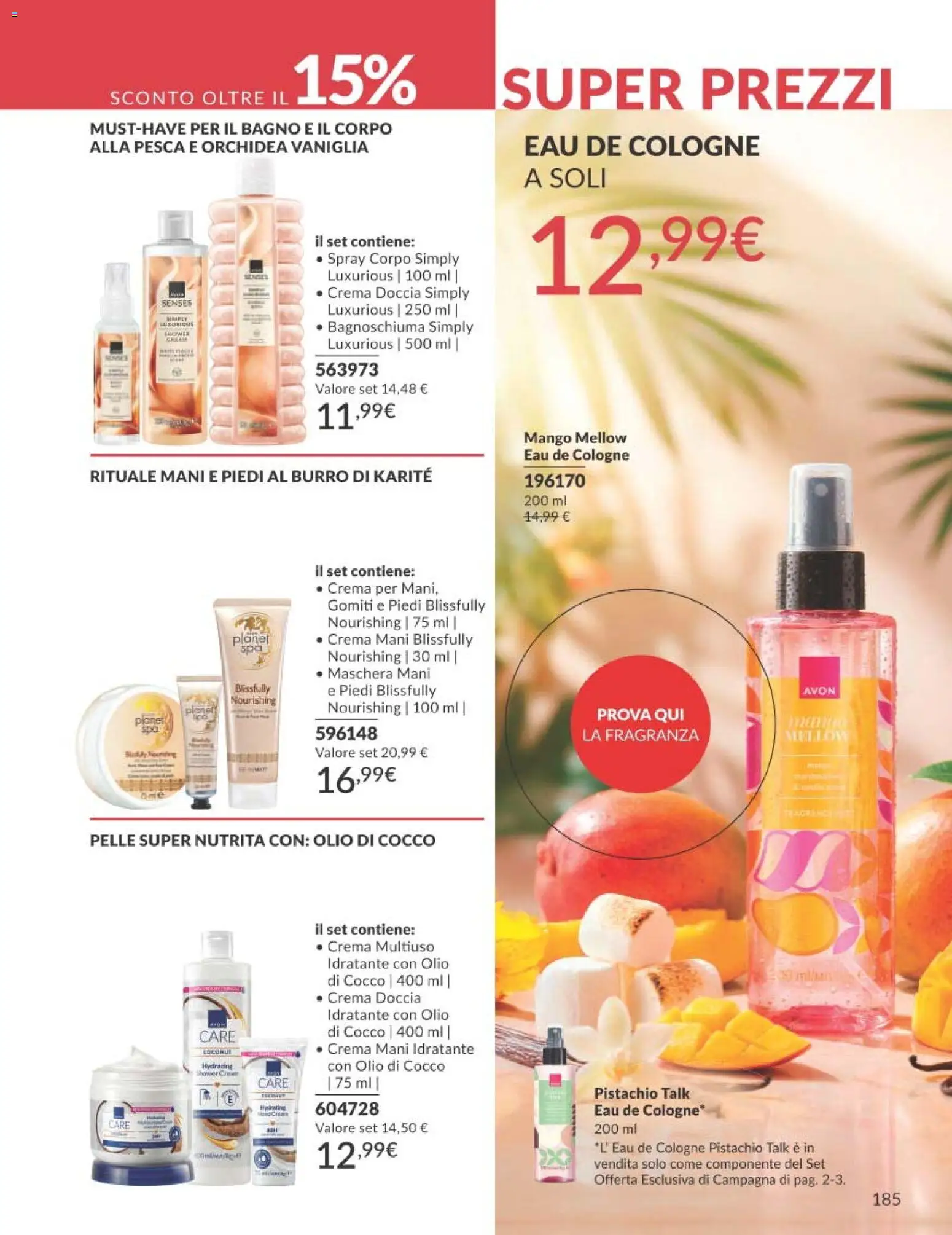 Volantino Avon del 01/07/2026 | Pagina: 185