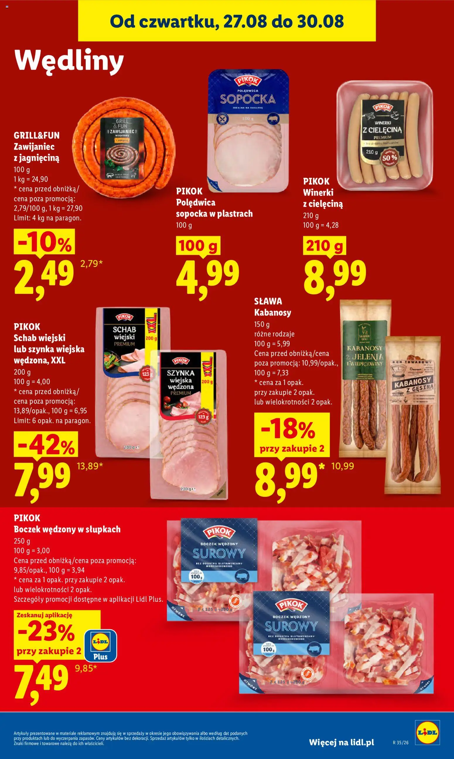 Lidl Polsko leták od 27.08.2026 | Strana: 51 | Produkty: Pikok