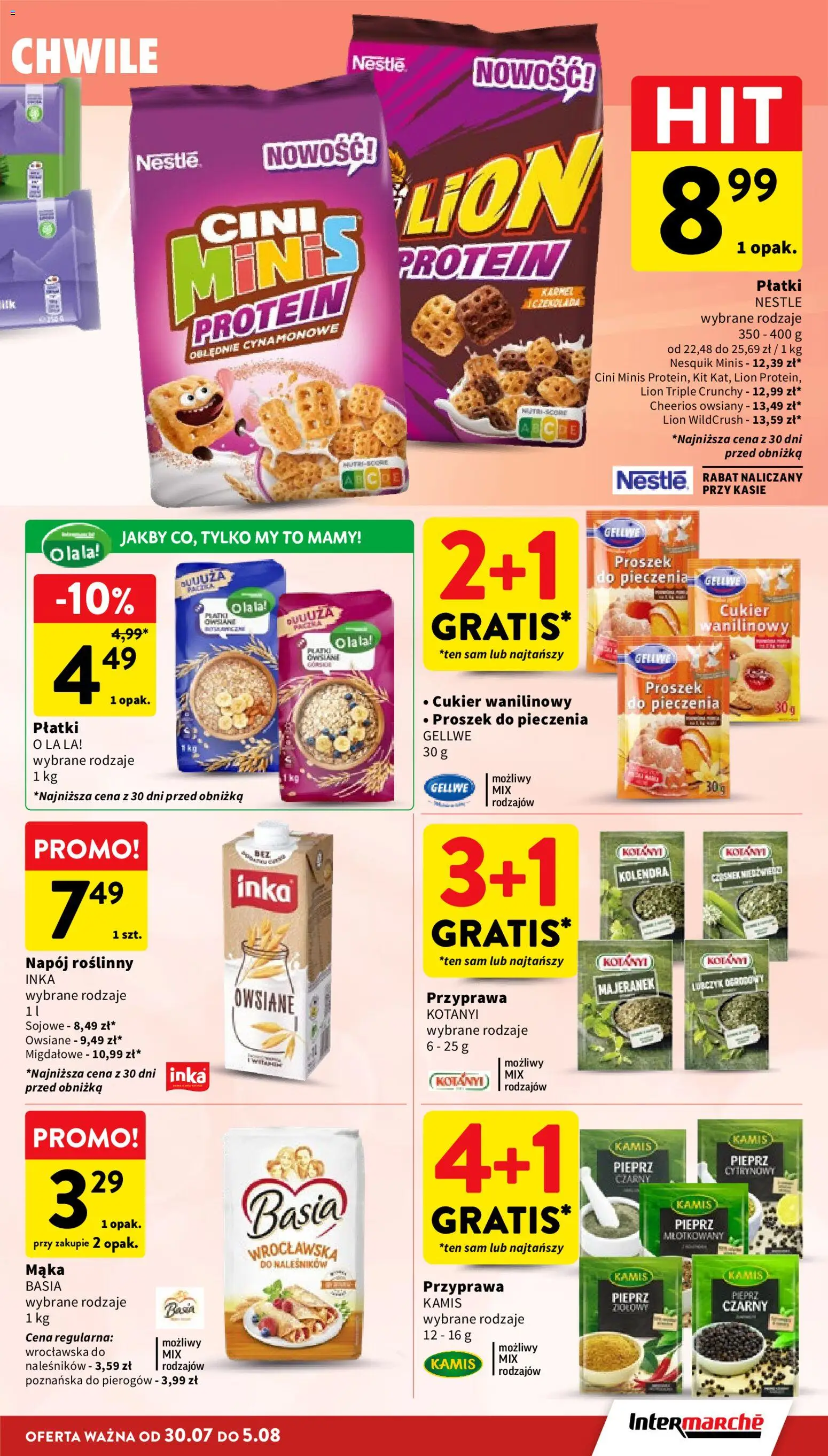 Intermarche gazetka od 30.07.2026 | Strona: 27 | Produkty: Proszek, Proszek do pieczenia, Czosnek niedźwiedzi, Cukier wanilinowy