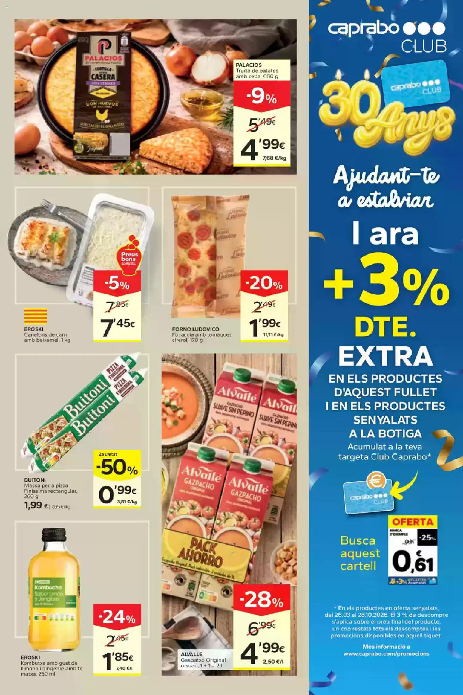 Caprabo folleto │ válido desde el 16/07/2026 | Página: 5 | Productos: Στιγμιαίος καφές, Té, Ρυζογκοφρέτα, Gazpacho